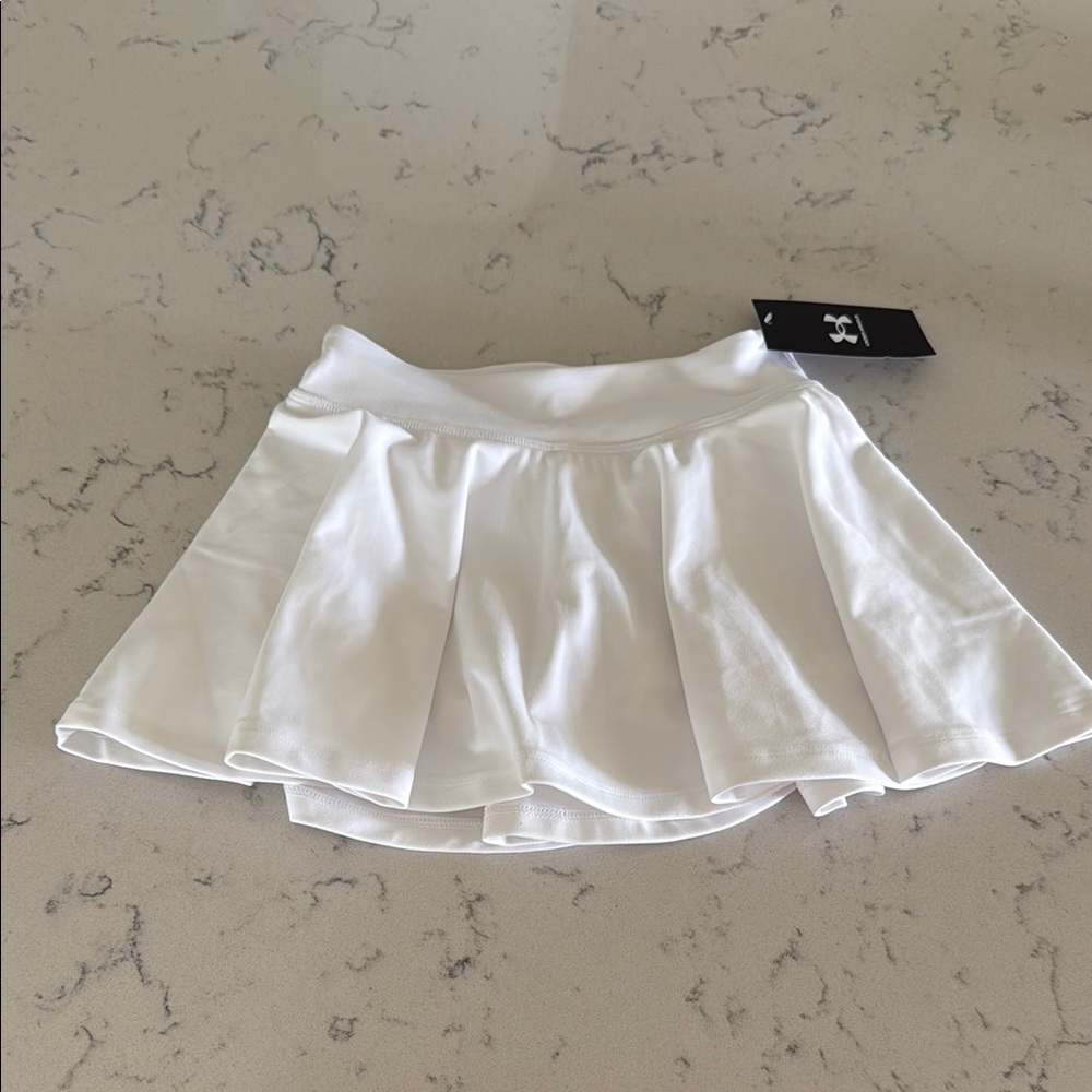 Under Armour Girls White Skort XS new